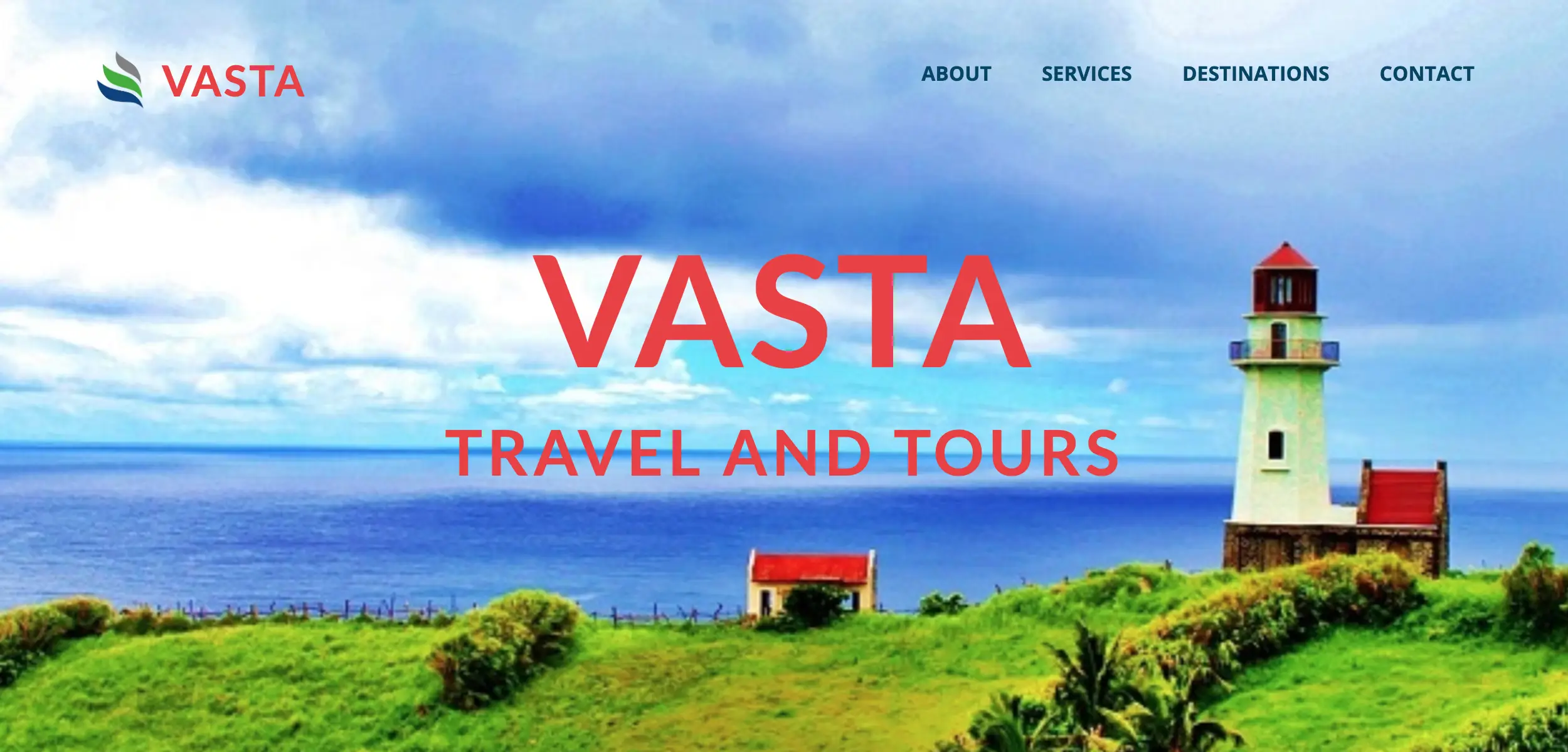 Vasta Travel and Tours company website